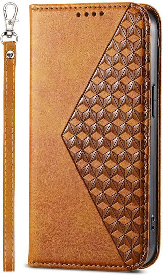 Cubic Grid Texture Книга Жълт (Realme 12)