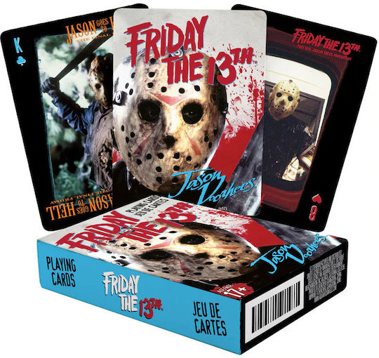 Aquarius Friday the 13th Jason Ediție de colecție Pachet de cărți Plastifiată pentru Poker