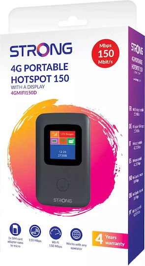 Strong 4GMIFI150D Ασύρματο 4G Φορητό Hotspot