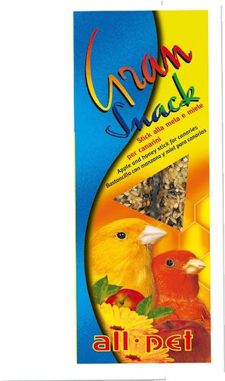 All Pet Gran Snack Vogelfutter in Stick für Kanarische Inseln mit Honig- / Fruchtgeschmack 60gr