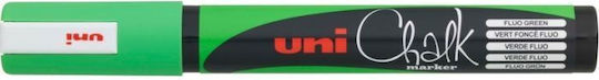 Uni-Ball Chalk Marker PWE-5M Marker Green Blackboard Liquid Chalk for Glass Στρογγυλή Μύτη 1.8-2.5mm