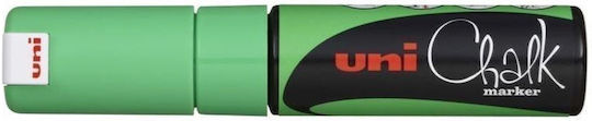 Uni-Ball Chalk Marker PWE-5M Marker Green Blackboard Liquid Chalk for Glass Στρογγυλή Μύτη 1.8-2.5mm