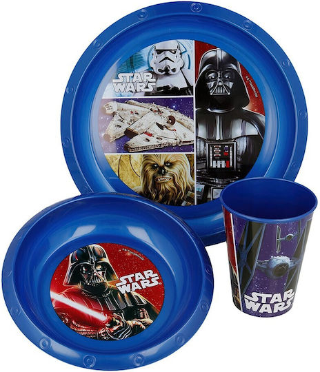 Euromic Plastic Kids' Lunch Set Star Wars x x 9.5cm