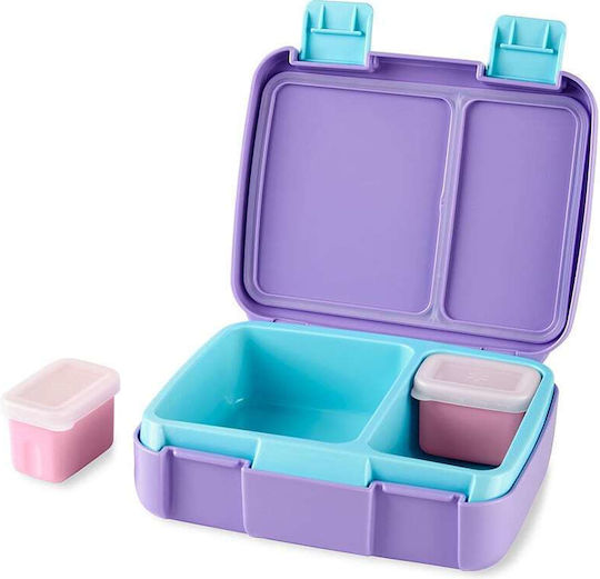 Skip Hop Zoo Bento Пластмасово детско контейнерче за храна Лилав