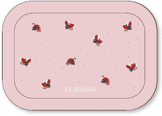 Filibabba Kinder Lebensmittelbehälter aus Silikon 0.7Es Rosa