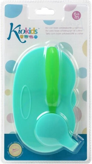 Kiokids Пластмасово детско контейнерче за храна Зелен