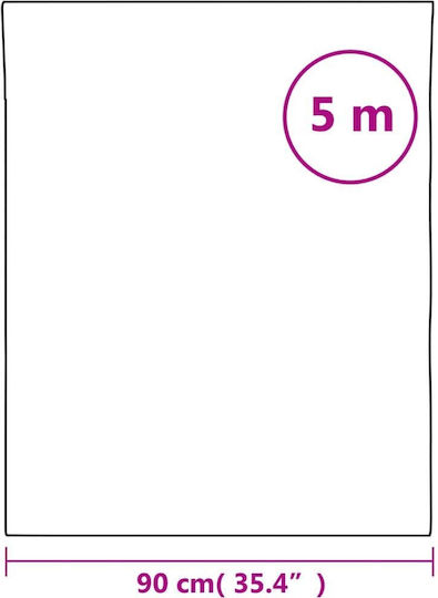 vidaXL Sticker Display Sandblasting 90cm x 5m White 155746 1pcs