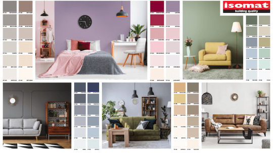 Isomat Standard Color Пластмасов Боя за Вътрешен Употреба 3лт