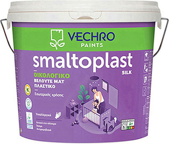 Vechro Smaltoplast Silk Plastic Ecological Paint for Interior Use Plastic Color 10lt
