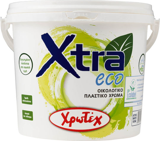 CHrotech Xtra Plastic Ecological Paint for Interior Use White 9lt