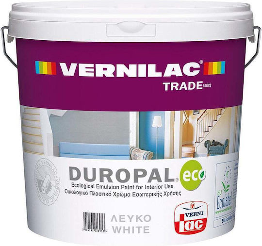 Vernilac Duropal eco Plastic Ecological Paint for Interior Use White 3lt