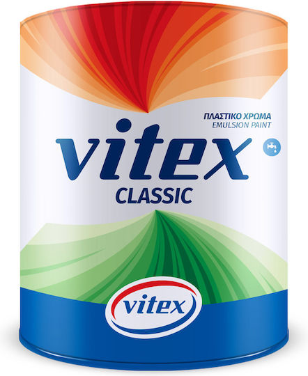 Vitex Classic Βάση W Πλαστικό Χρώμα για Εσωτερική Χρήση 3lt