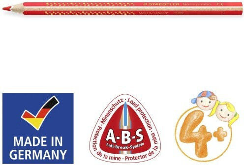 Staedtler Noris Jumbo Ξυλομπογιές Σετ 12 χρώματα
