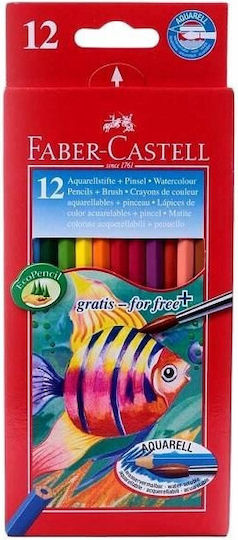 Faber-Castell Farbstift-Set Aquarell 12Stück Packung von 1 Verpackungen