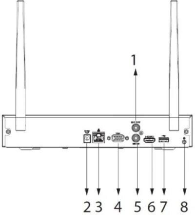 Imou NVR1108HS-W-S2 Καταγραφικό NVR