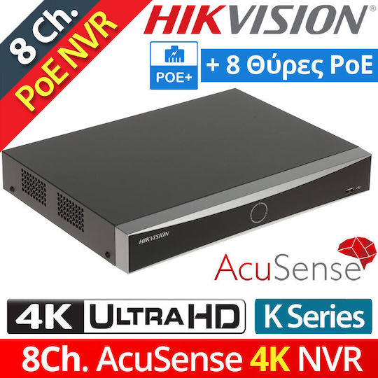 Hikvision DS-7608NXI-K1/8P DVR HVR