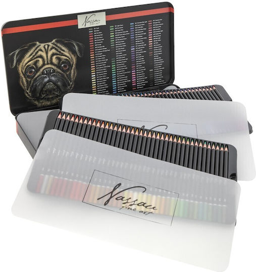 Nassau Fine Art Farbstift-Set 120Stück Packung von 1 Verpackungen