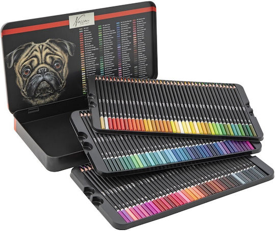 Nassau Fine Art Farbstift-Set 120Stück Packung von 1 Verpackungen