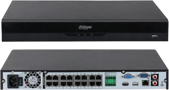 Dahua Nvr421616pei NVR Recorder 16 Channels With 4K Resolution