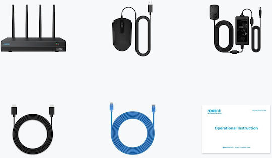 Reolink NVS12W Καταγραφικό NVR WiFi