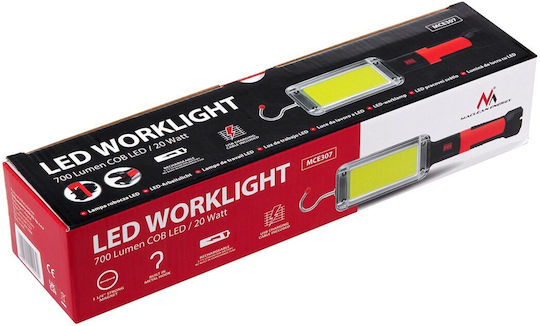 Maclean Energy Battery Workshop Light LED with Brightness up to 700lm