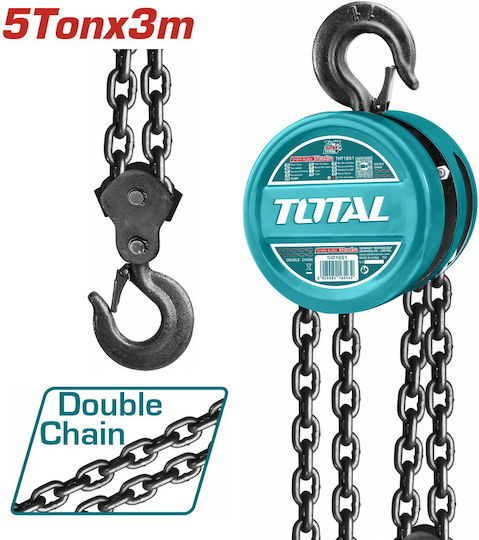 Total Kettenzug for Load Weight up to 5t in Blau Color