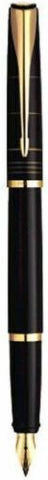 Parker Core Muted Black GT Fountain Pen Medium Black with Black Ink