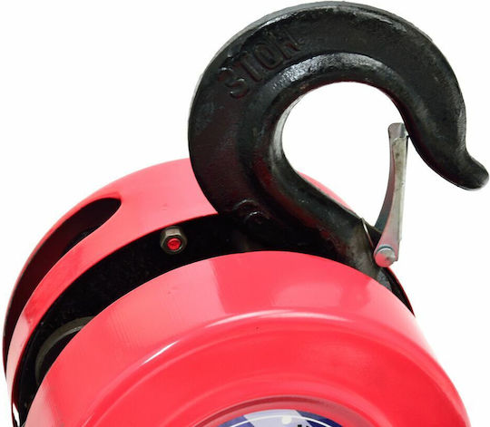 Geko Chain Hoist 3ΤX2,5m for Weight Load up to 3t Red