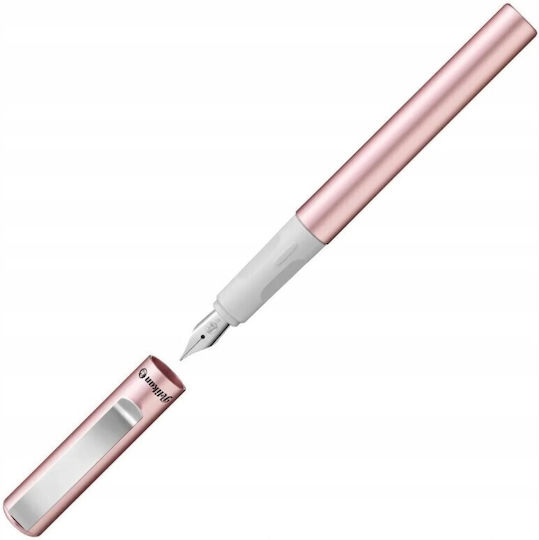 Pelikan Piesă de Schimb pentru Vârf de Peniță Medium Roz din Plastic cu Roșu Cerneală și cu 1 Vârfuri de Schimb