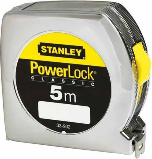 Stanley Powerlock Tape Measure with Auto-Rewind 19mm x 5m