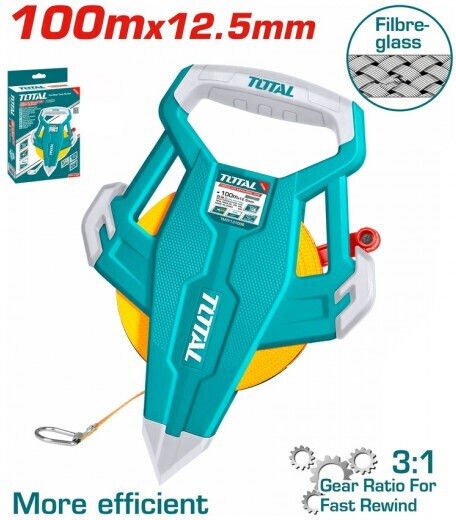 Total Метрическа лента 12.5мм x 100м