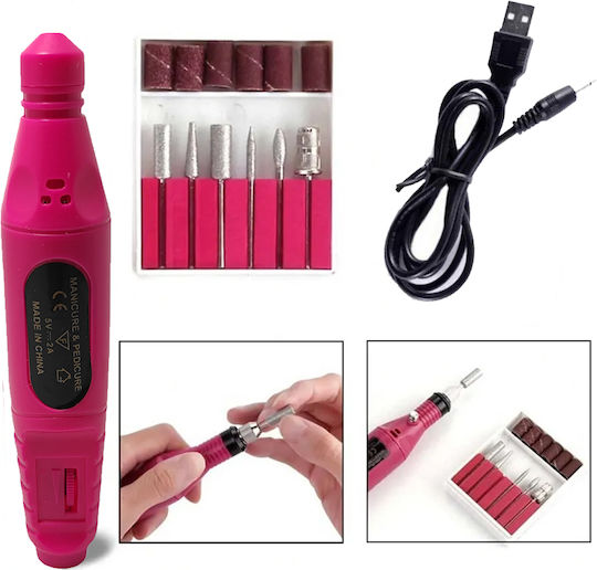1173-09 Nagelfräser Strom 10W Rot mit 3000 Umdrehungen pro Minute