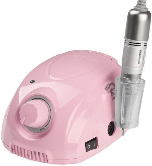 Saeyang 3 Champion Nail Drill Power 45W Pink with Pedal with 35000 Rotations per Minute
