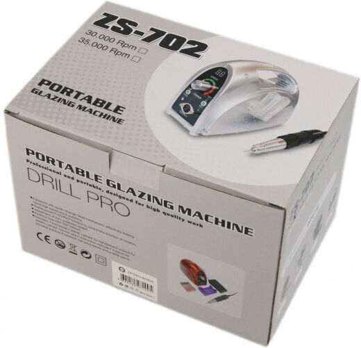 Electric Nail Drill 65W White 30000 Rounds/Minute with Pedal