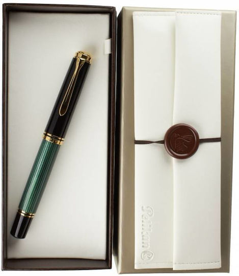 Pelikan M1000 Souveran Писалка за Писане Medium Зелена