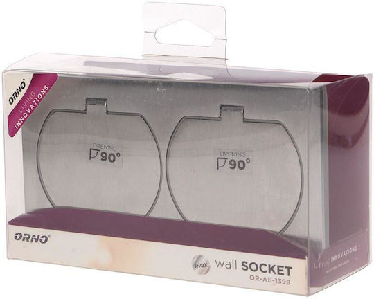 Orno Power Socket Gray 1pcs