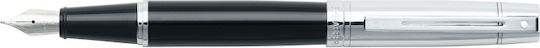 Sheaffer Chrome 300 Writing Pen Black made of Steel with Black Ink