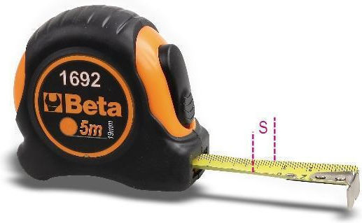 Beta Tape Measure with Auto-Rewind 19mm x 5m
