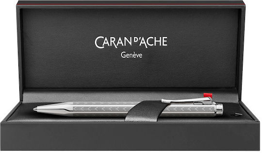 Caran D'ache Πένα Γραφής Medium Γκρι από Ορείχαλκο με Μαύρο Μελάνι