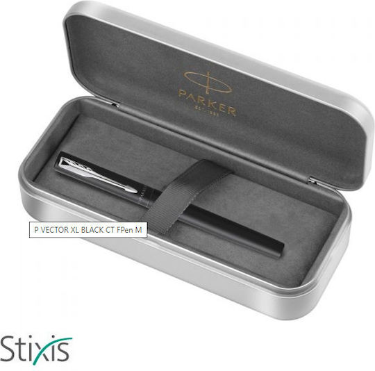Parker Писалка Medium Черна от Пластмаса с Черно Мастило