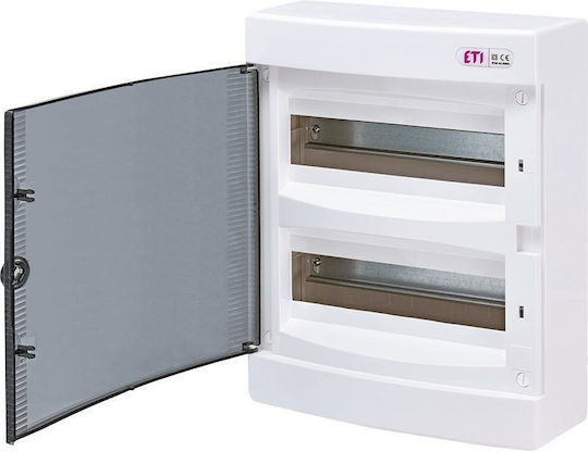 ETI Wall mounted 12-Elements Fuse Box with 2 Rows