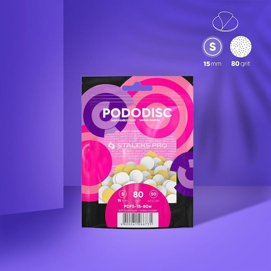 Staleks Σετ Φρέζα Τροχού Νυχιών Pododisc Disc Pro 50τμχ