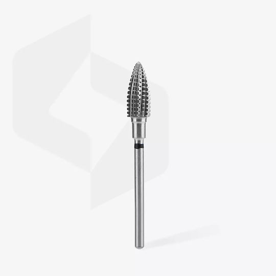 Staleks Pro Carbide Nail Drill Bit " Pine Cone" Black Ø 6mm 14mm