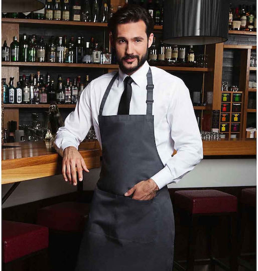 Karlowsky Ποδιά Barista / Bartender Ολόσωμη Γκρι