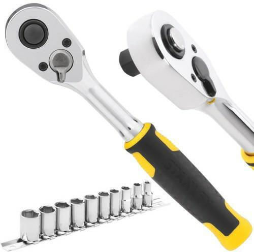 Stanley Set de chei tubulare și clichet 1\4" 11buc
