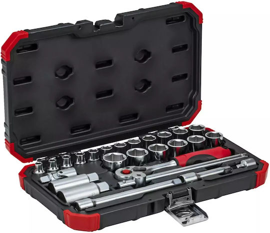 Gedore R59003026 Set de chei tubulare și clichet 3\8" 26buc