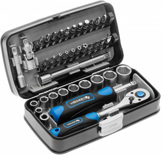 Högert Technik Set Ratchet 1\4" 38pcs