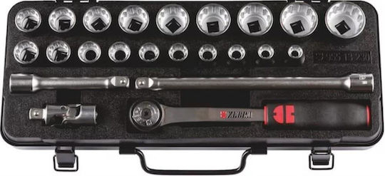 Wurth Zebra Set Ratchet 1\2" 23pcs 096513023