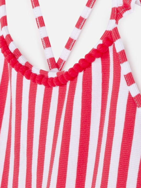 Kids' Fabric Jumpsuit Red
