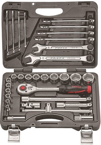 Force Set de chei tubulare și clichet 1\2" 32buc